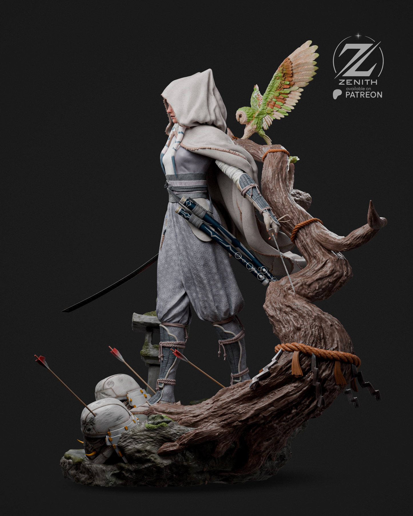 SAMURAI AHSOKA - STAR WARS - 38.2 cm