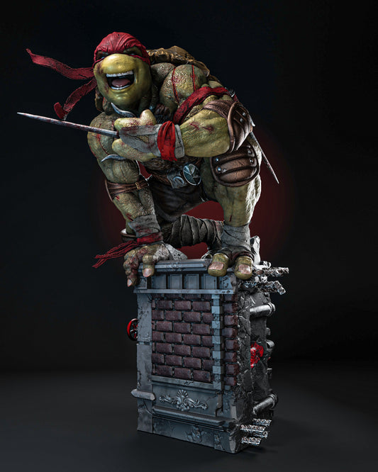 Raphael TMNT Ninja Turtle - Diorama - 35 cm