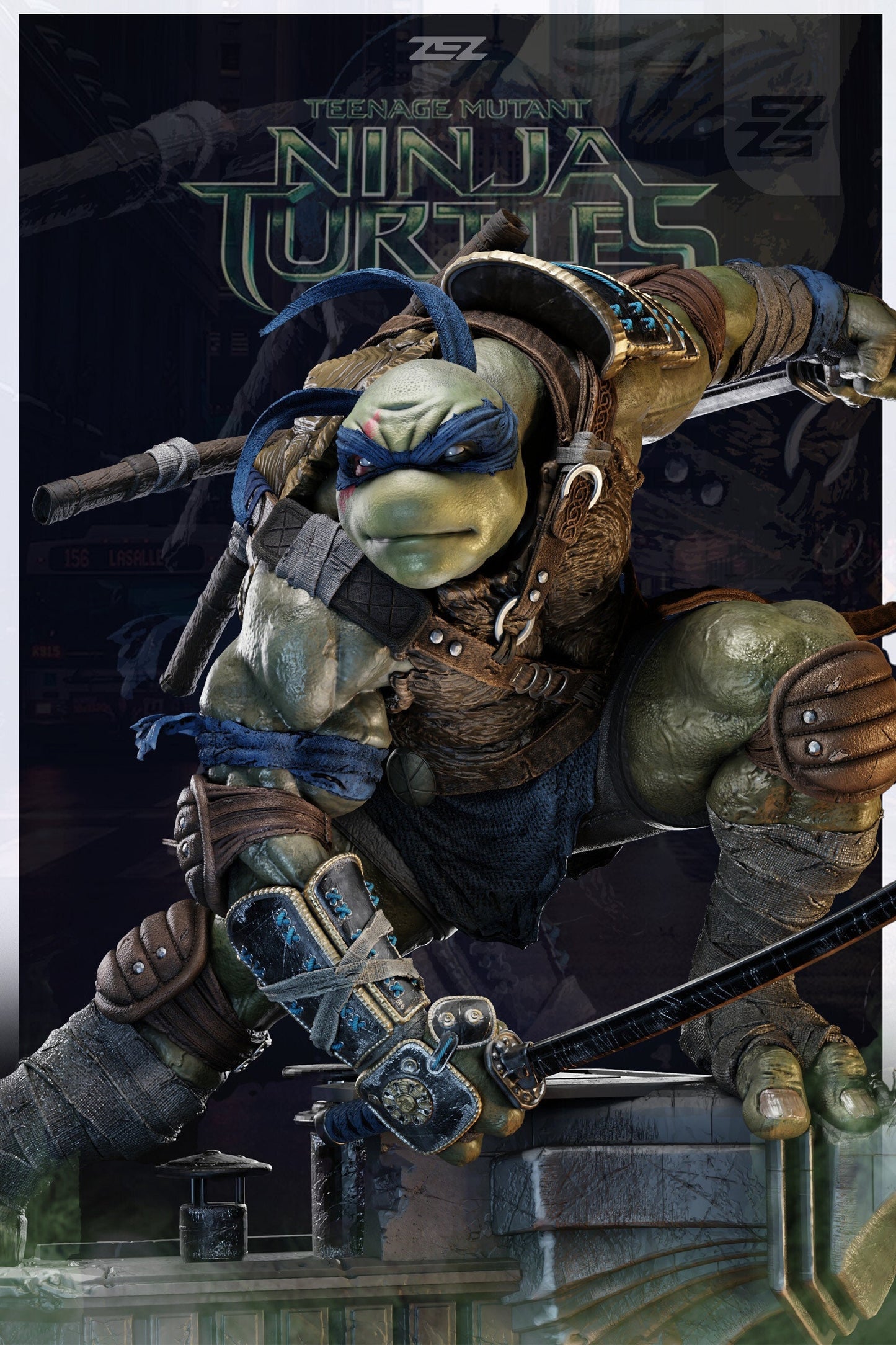 Leonardo · TMNT Ninja Turtles · 1:6 Scale · Part 1 of Diorama