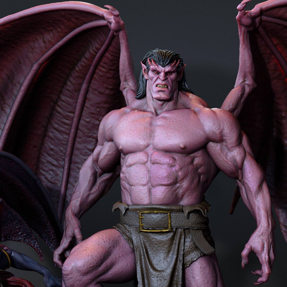 DEMONA and GOLIATH · GARGOYLES · 1:9 Scale Diorama