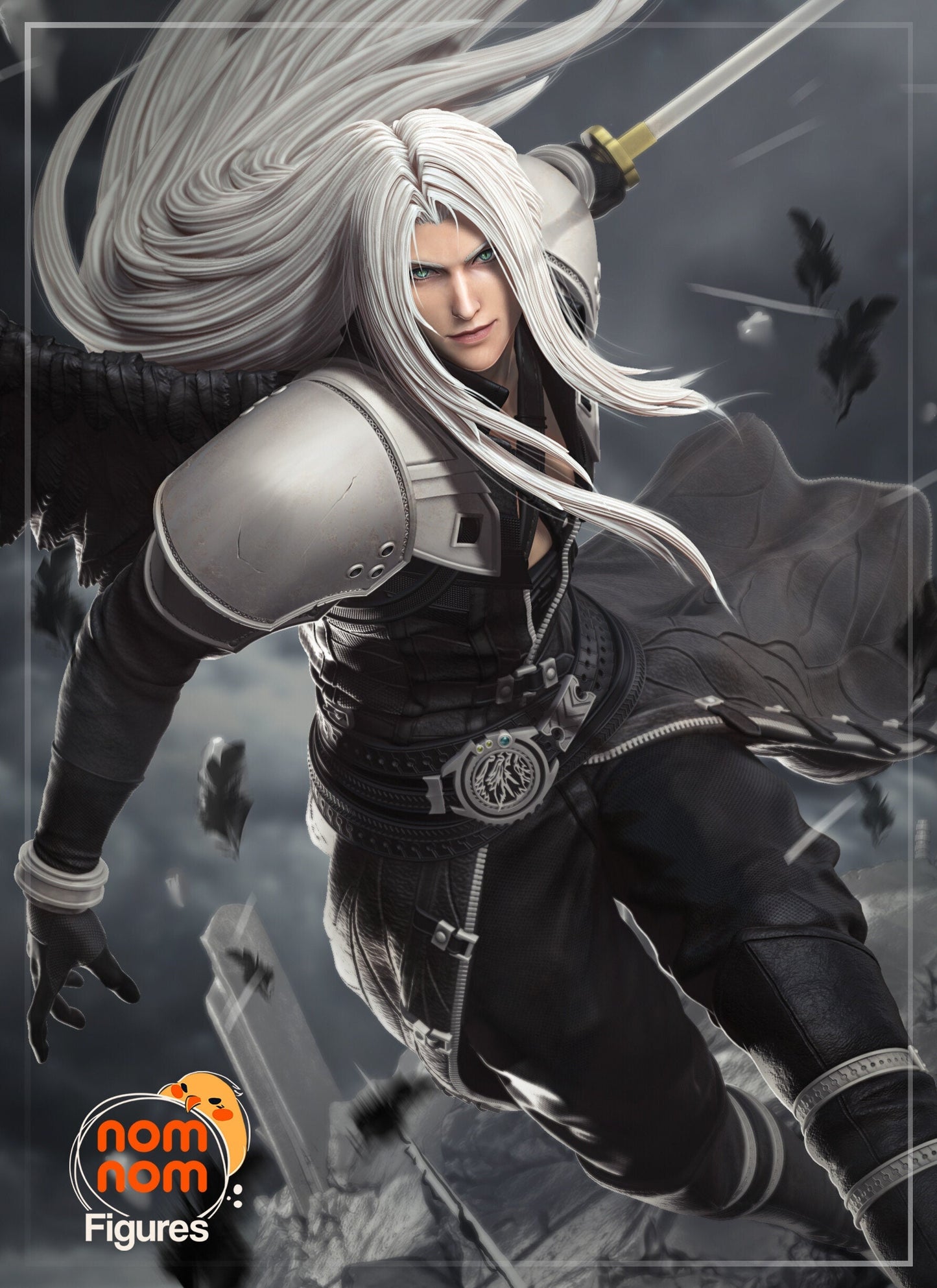 Sephiroth · FINAL FANTASY VII · NomNom Figure 376mm and 166mm