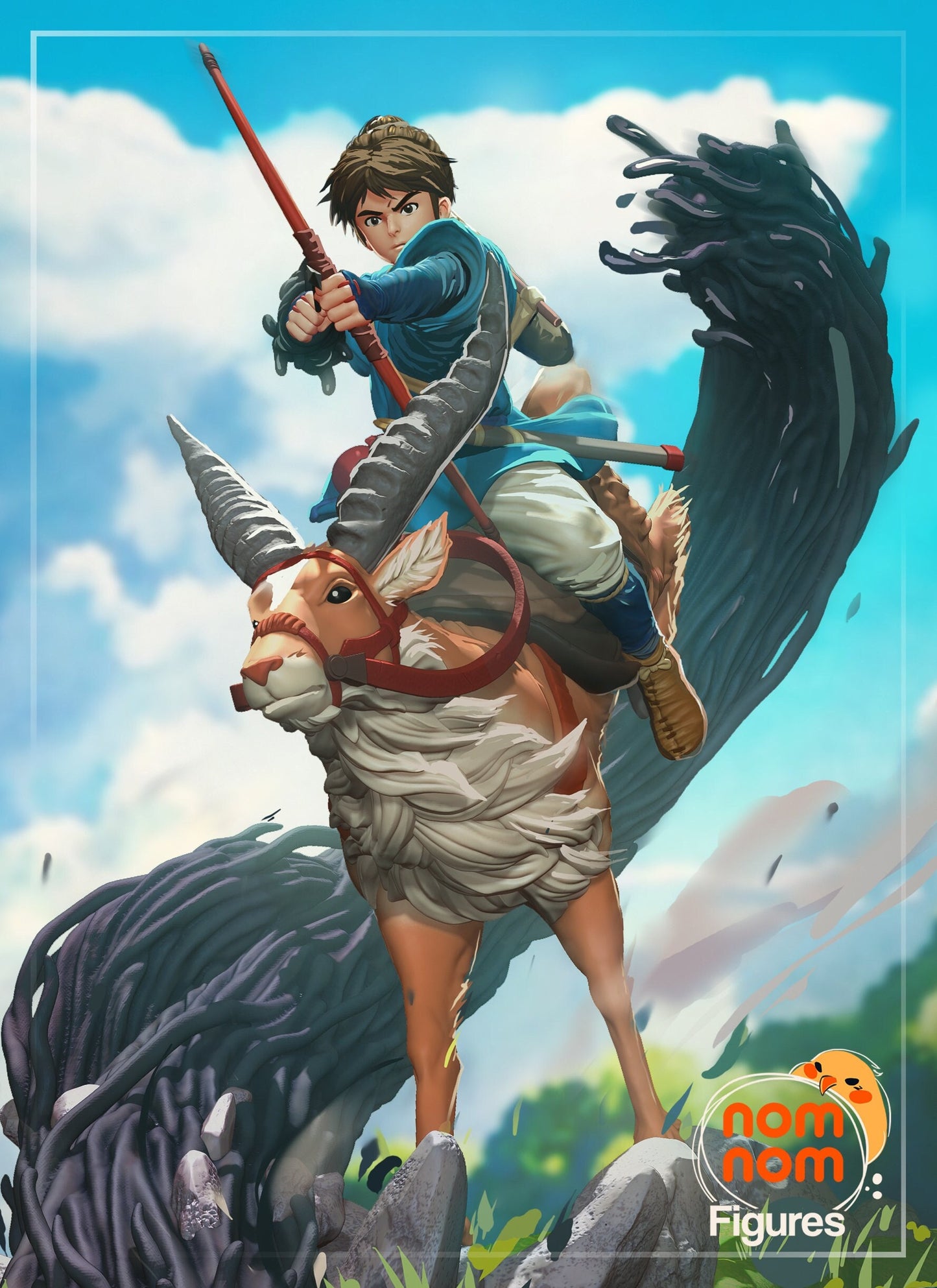 ASHITAKA · PRINCESA MONONOKE · 224mm