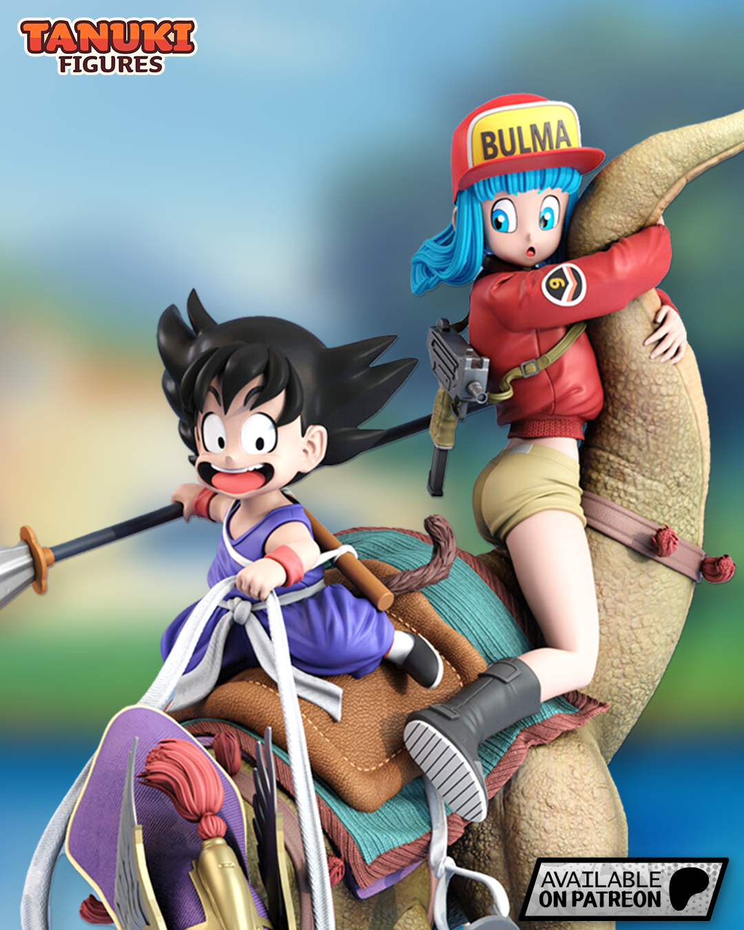 Goku and Bulma - Dragon Ball - 30.2 cm