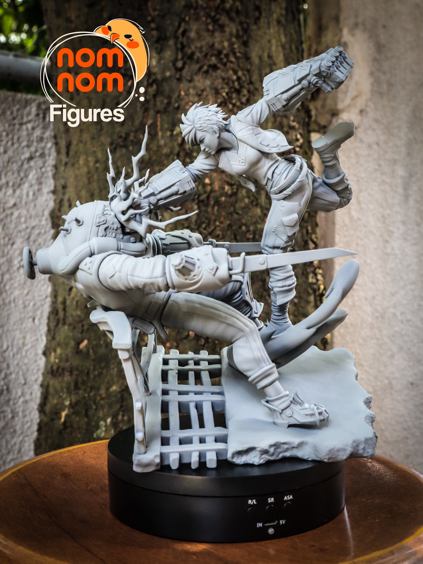 Diorama Puños contra Acero - 22 cm