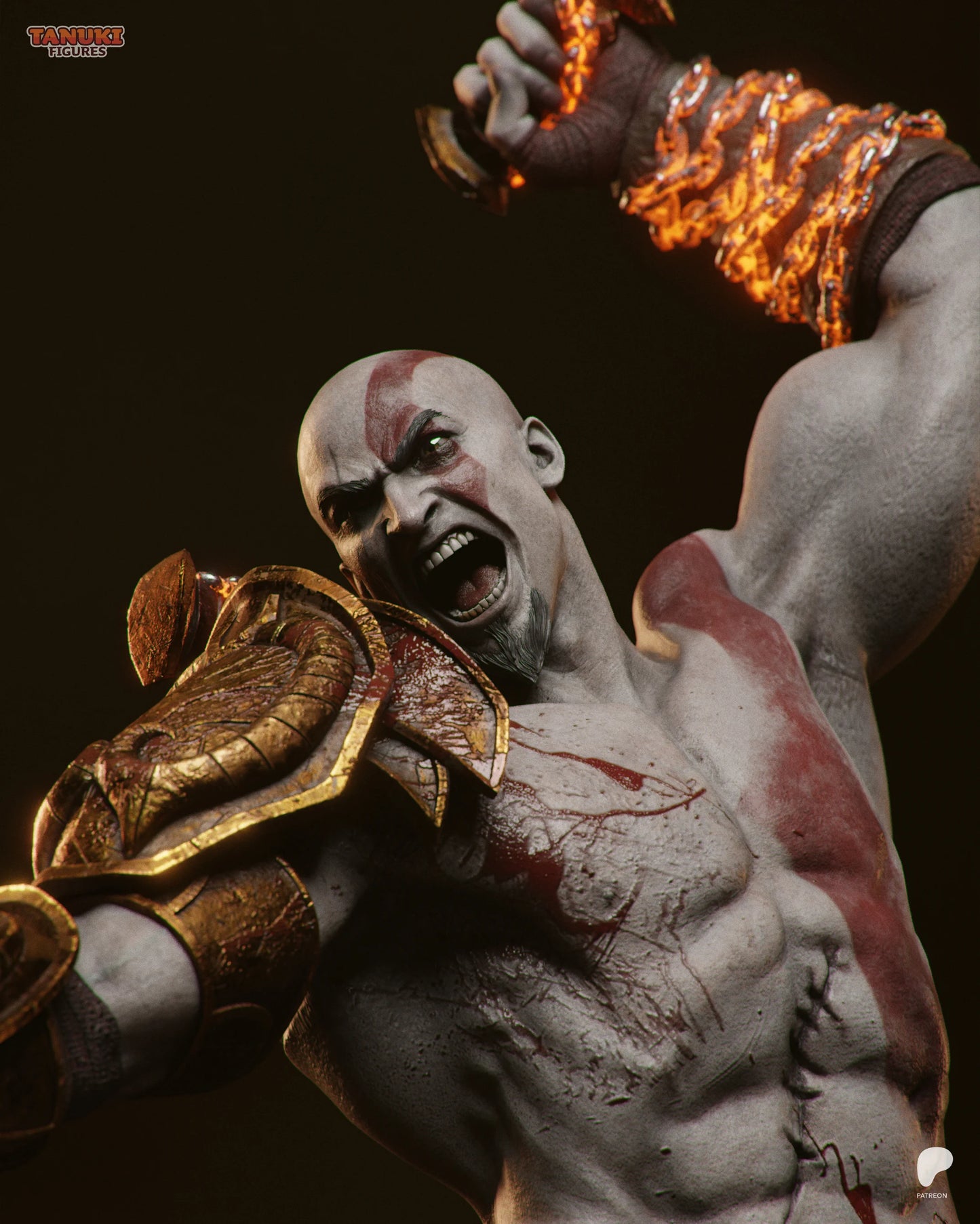 Kratos VS Cyclops · God Of War · 55.5 cm