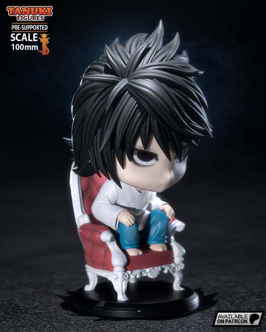 L Chibi - Death Note - 6.5 cm