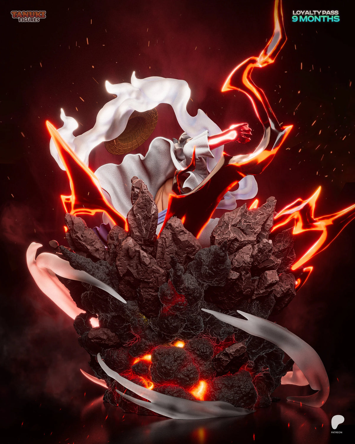 Luffy Gear 5 - Escala 1:6