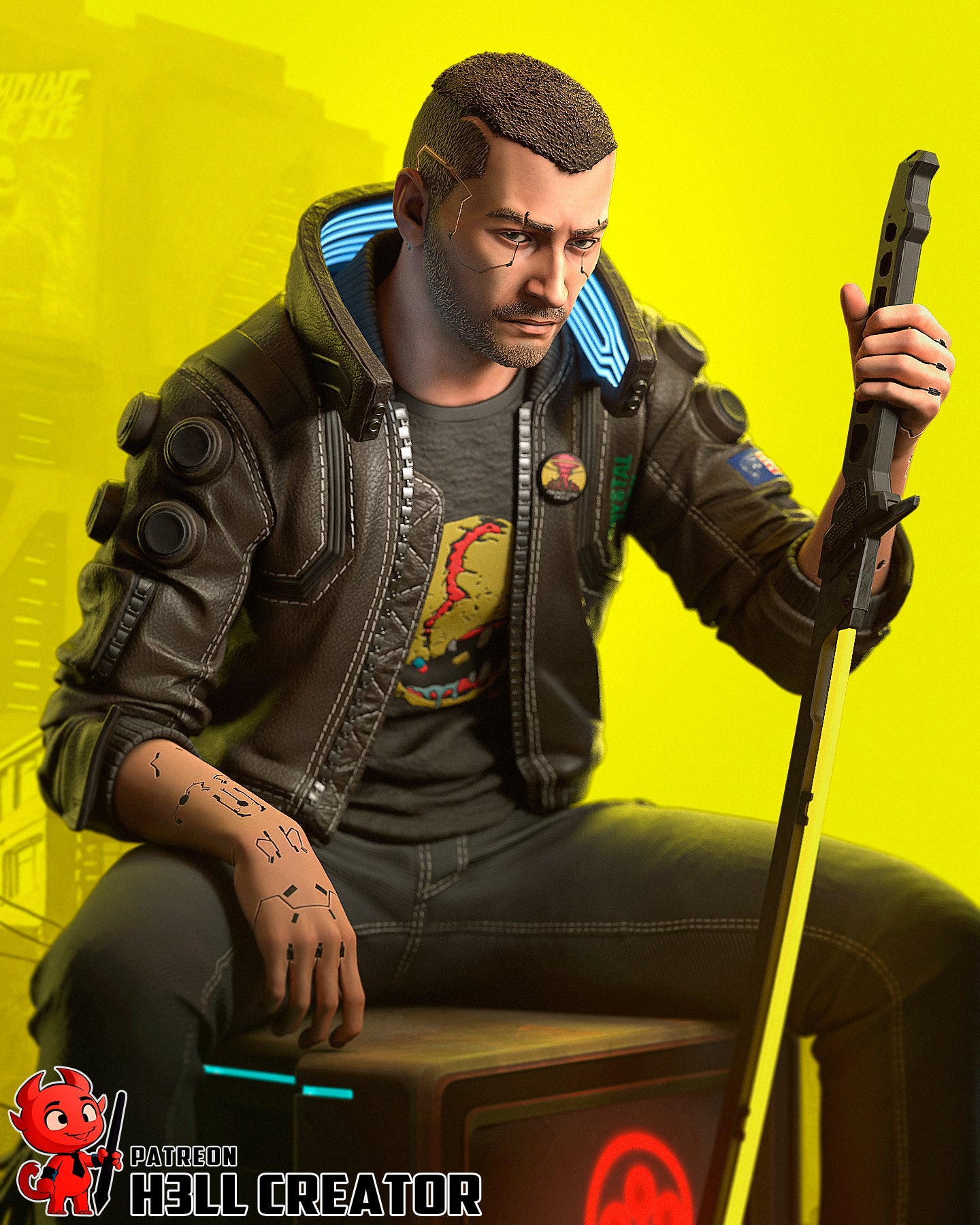 V from Cyberpunk 2077 · 1:6 scale