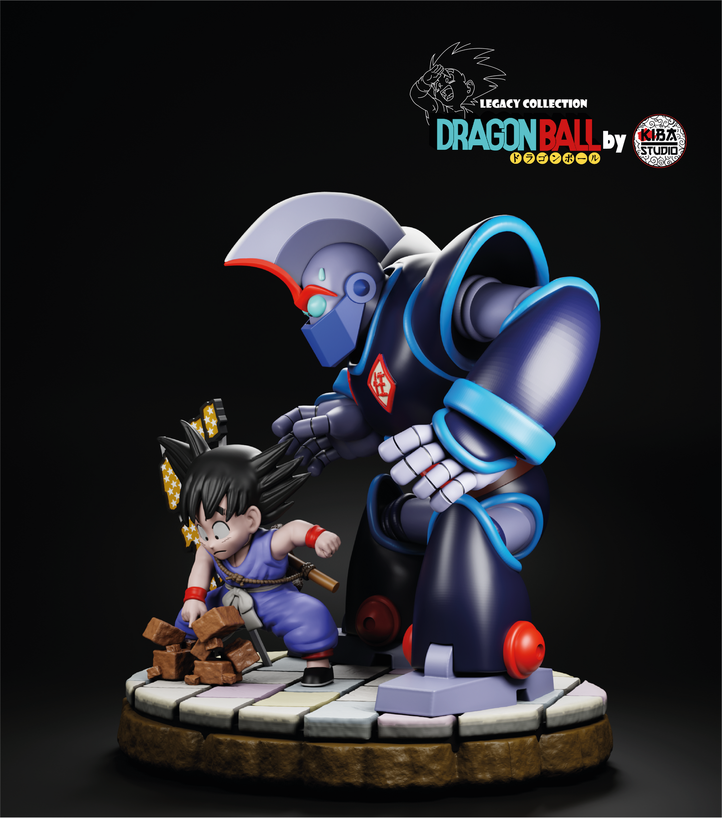Goku vs Oolong - Dragon Ball - 1:6