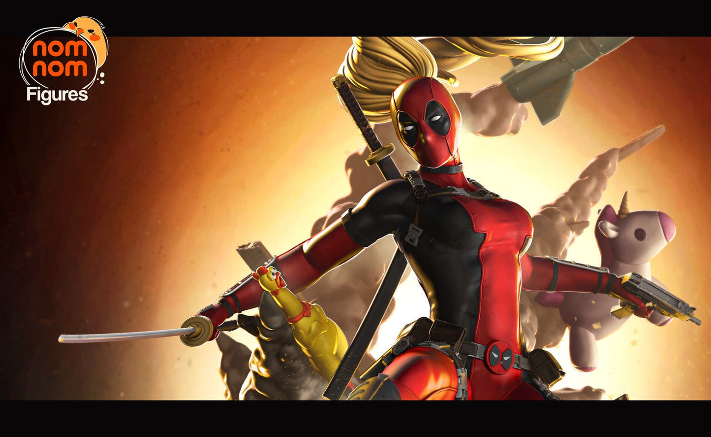 LADY DEADPOOL · 1:10 Scale · 226 mm
