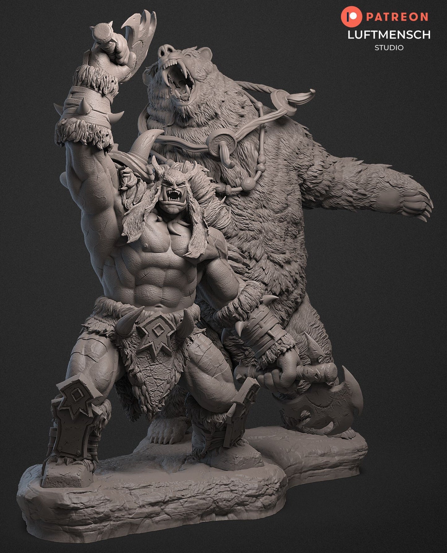 REXXAR Y MISHA · World Of Warcraft · 255mm