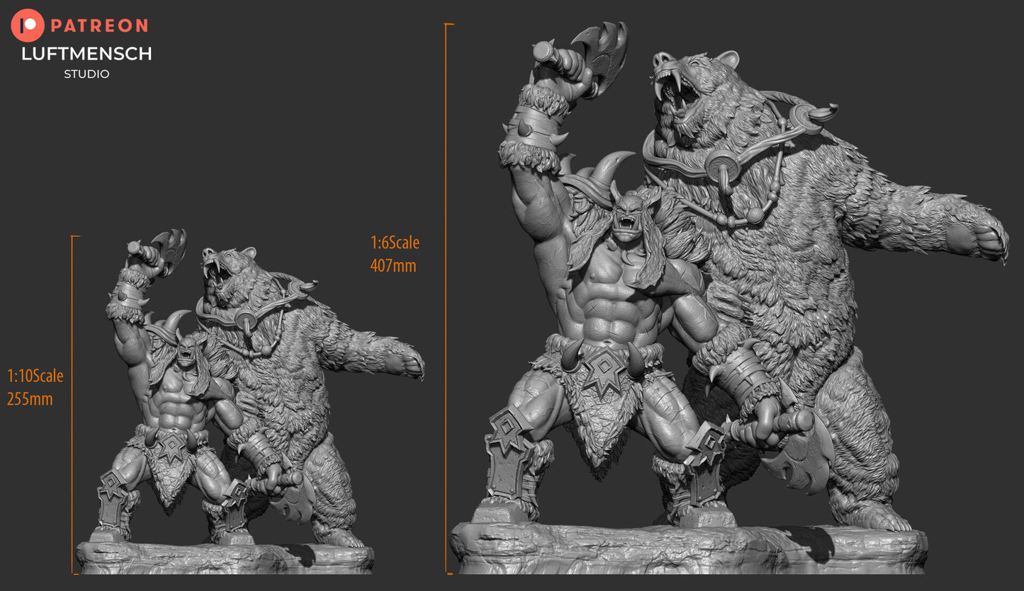 REXXAR Y MISHA · World Of Warcraft · 255mm