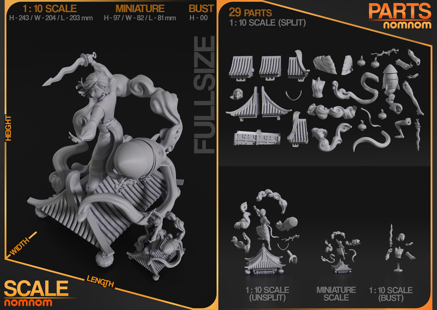Mulán · NomNom Figures · 243mm