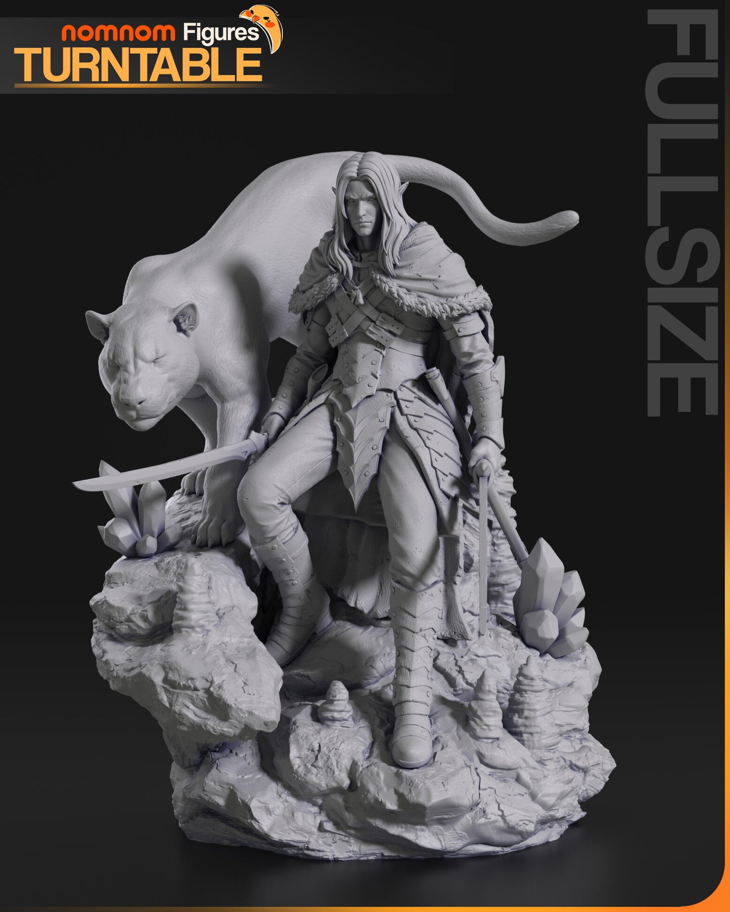Drizzt DoUrden · BALDUR'S GATE 3 · 1:10 Scale