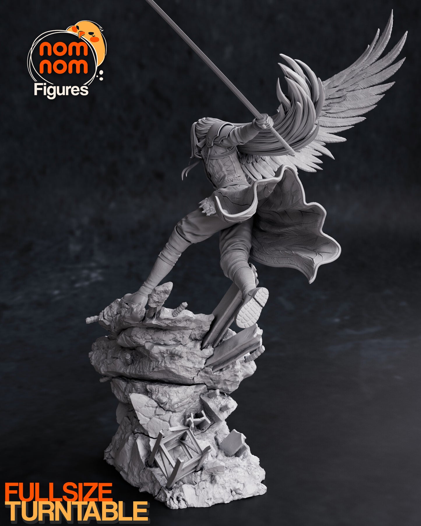 Sephiroth · FINAL FANTASY VII · NomNom Figure 376mm and 166mm