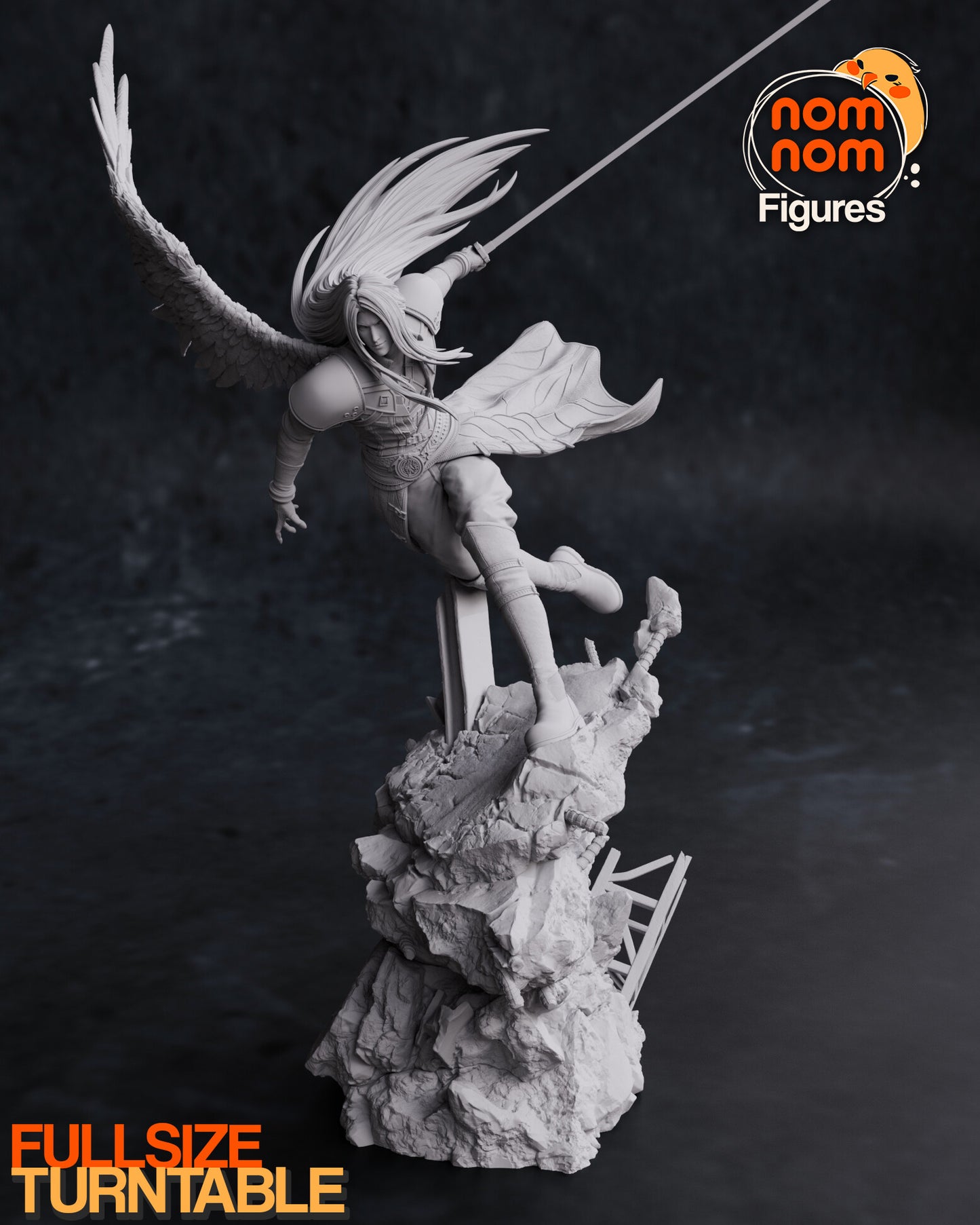 Sephiroth · FINAL FANTASY VII · NomNom Figure 376mm and 166mm