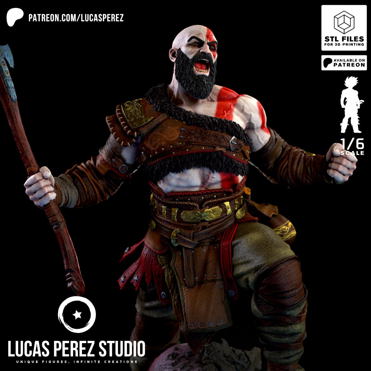 Kratos · God Of War · 1:6