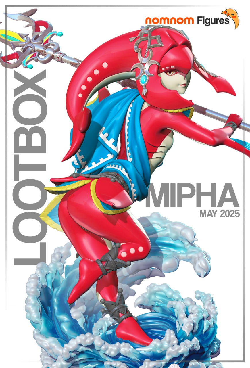 Princesa Mipha - The Legend of Zelda - 25cm