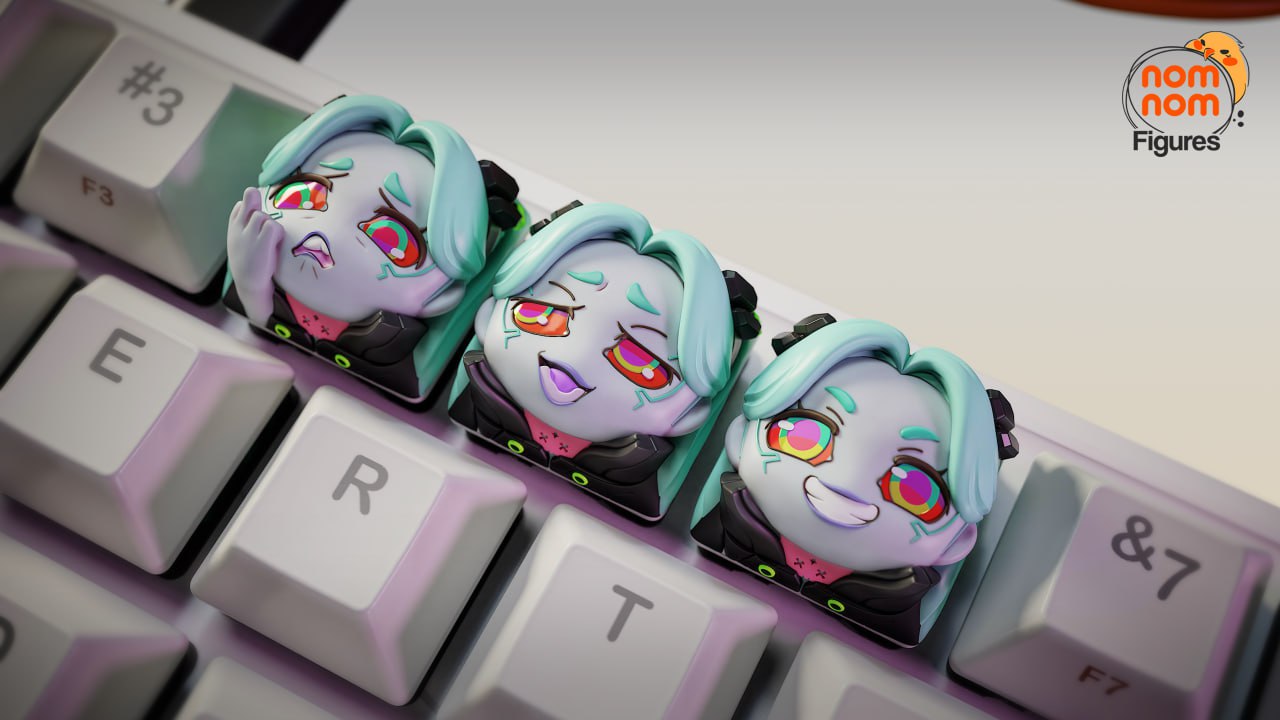 KEYCAPS REBECCA CYBERPUNK EDGERUNNERS