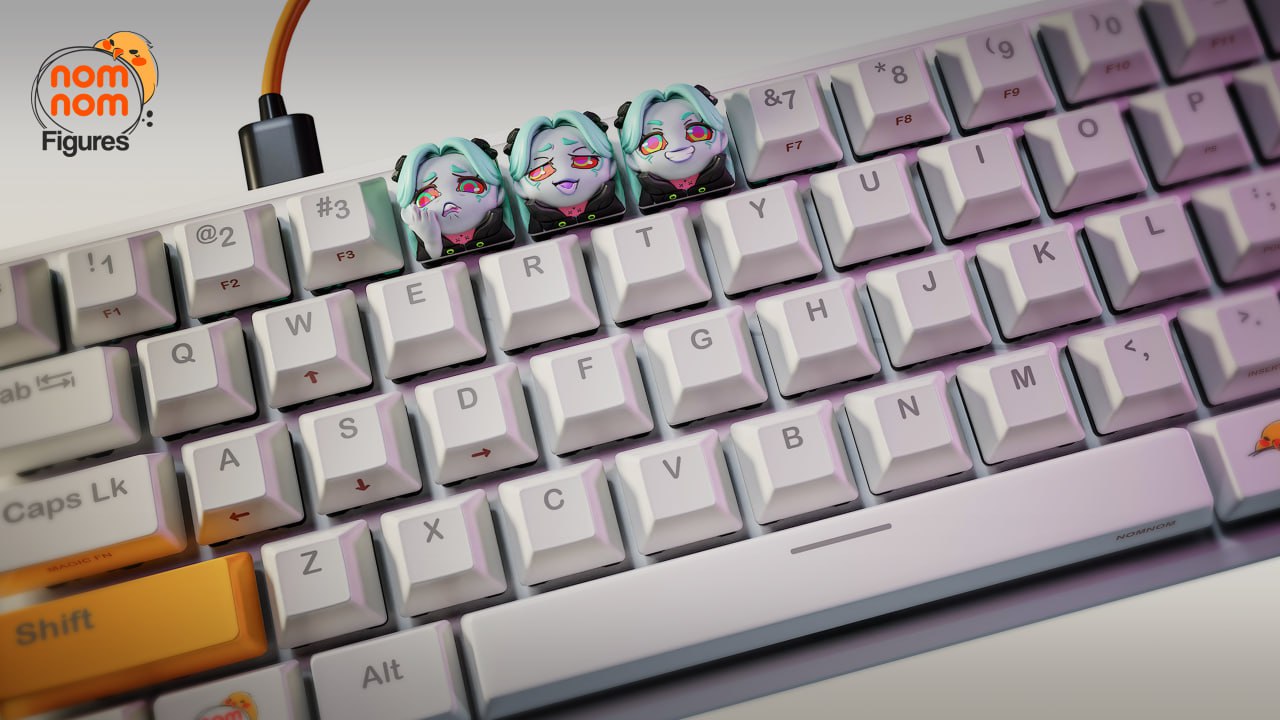 KEYCAPS REBECCA CYBERPUNK EDGERUNNERS