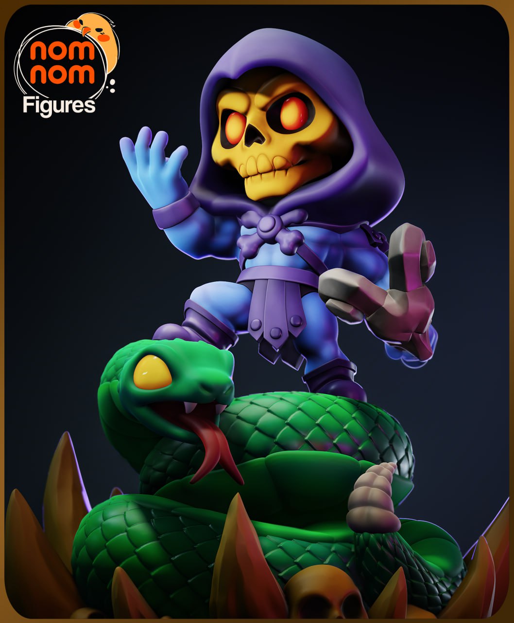 Chibi Skeletor - He-man - 15cm