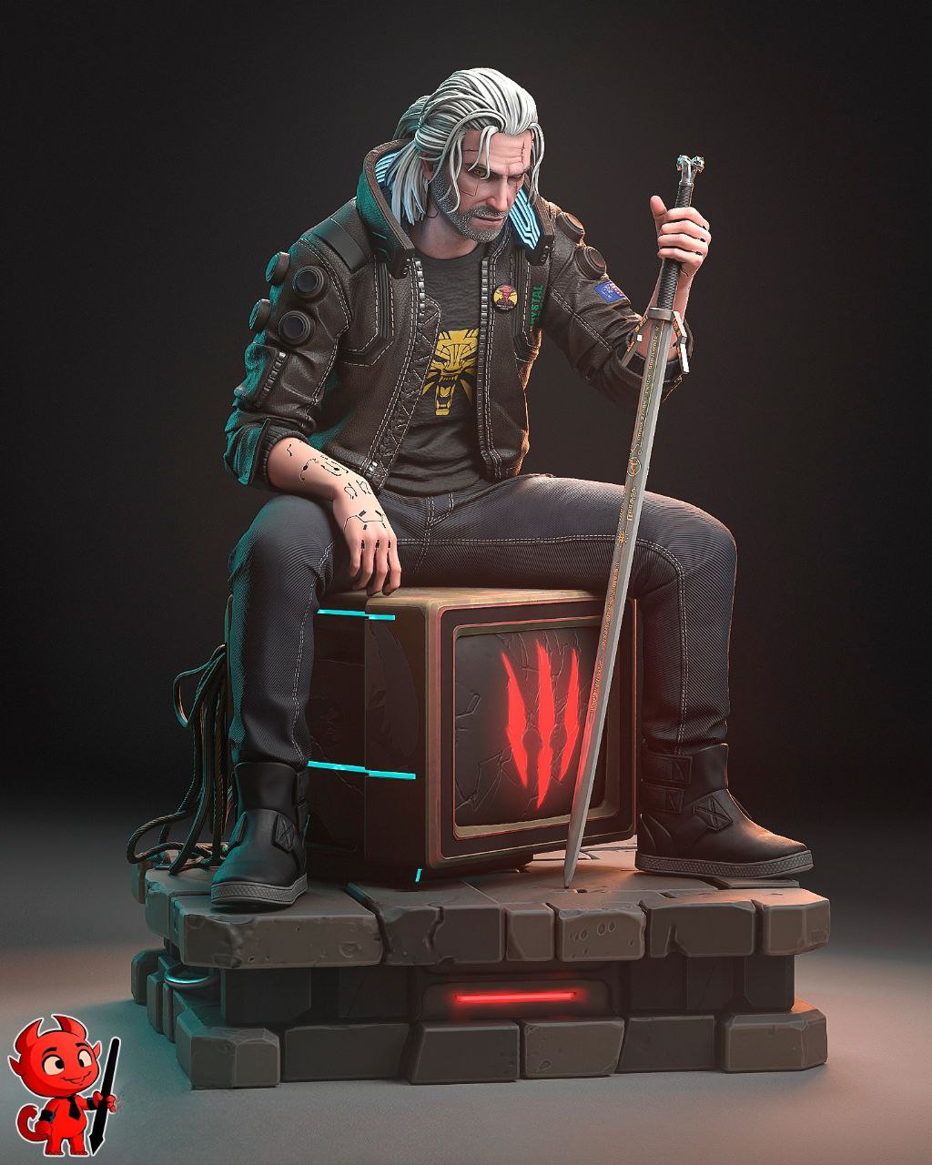 Silverronin aka Geralt from Cyberpunk 2077 · 1:6 scale