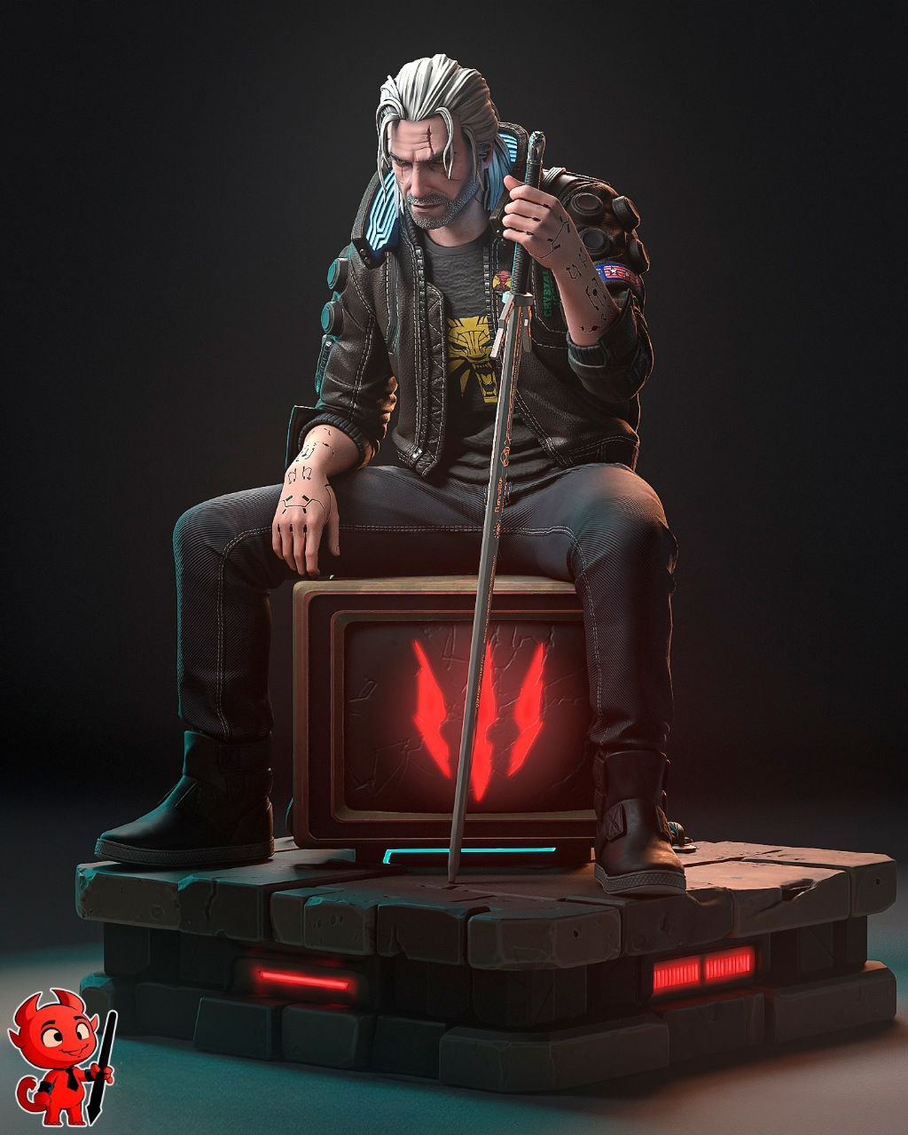 Silverronin aka Geralt from Cyberpunk 2077 · 1:6 scale
