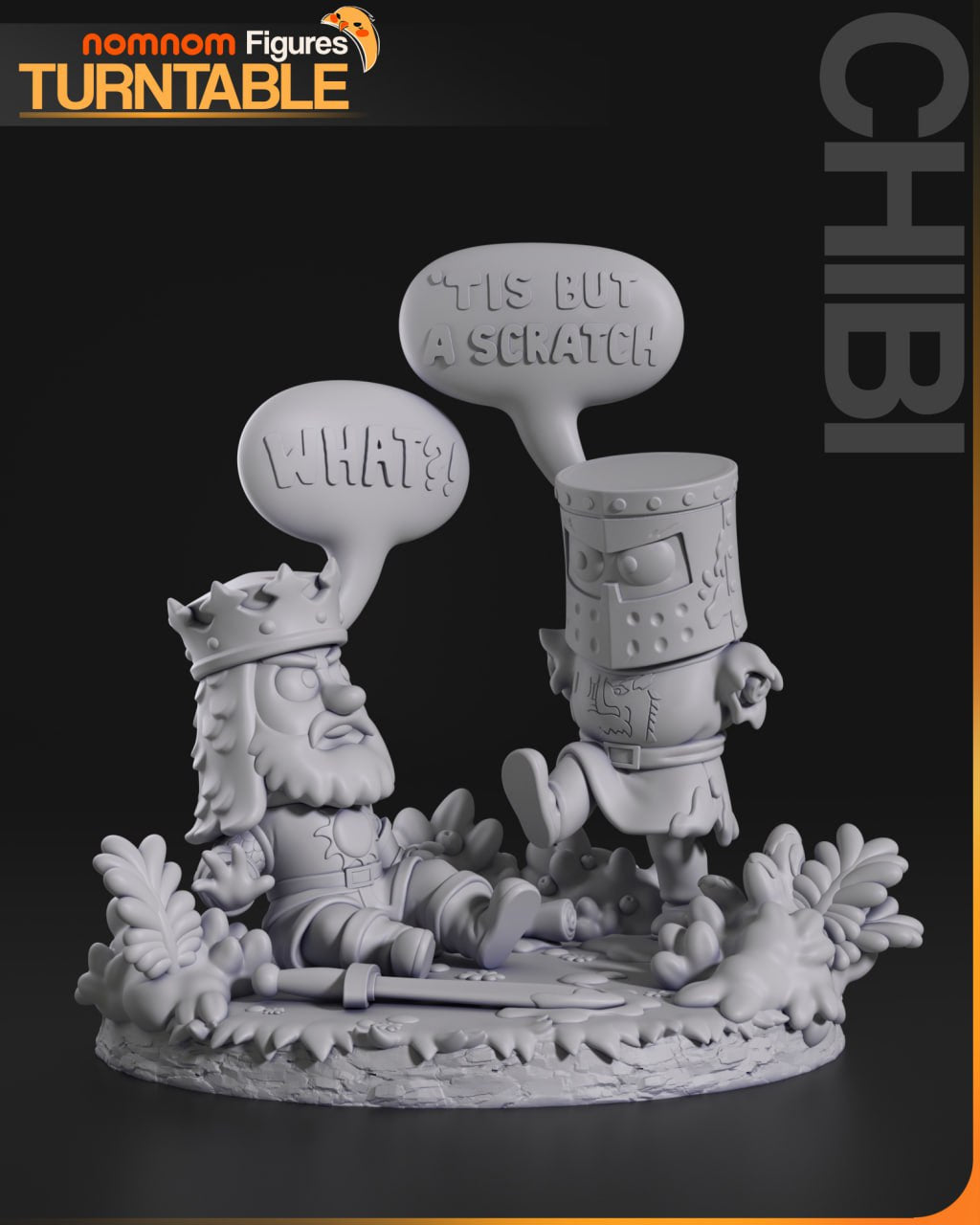 Chibi The Black Knight - Monty Python and the Holy Grail - 15 cm