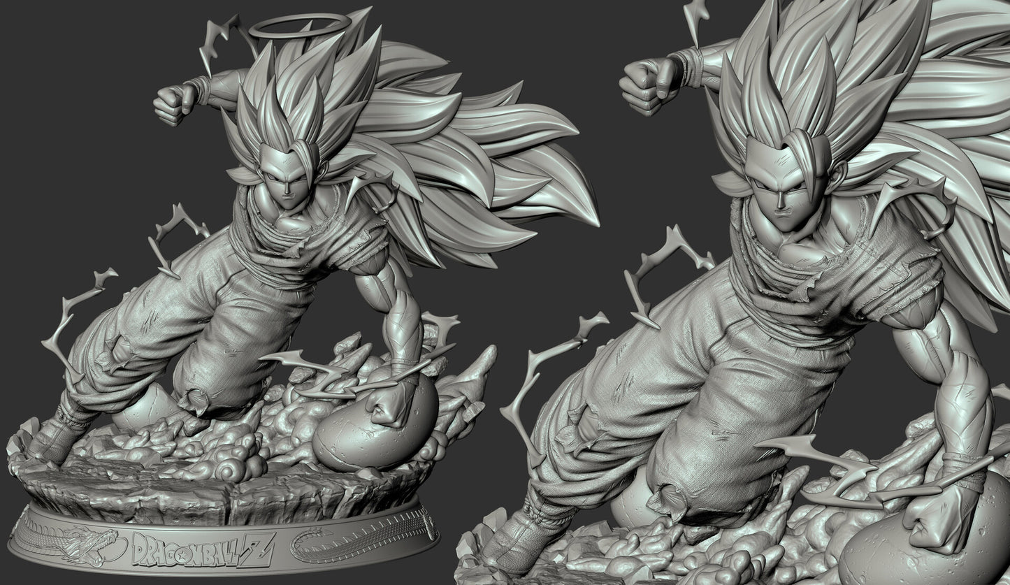 Goku SSJ3 - Dragon Ball Z - 35 cm