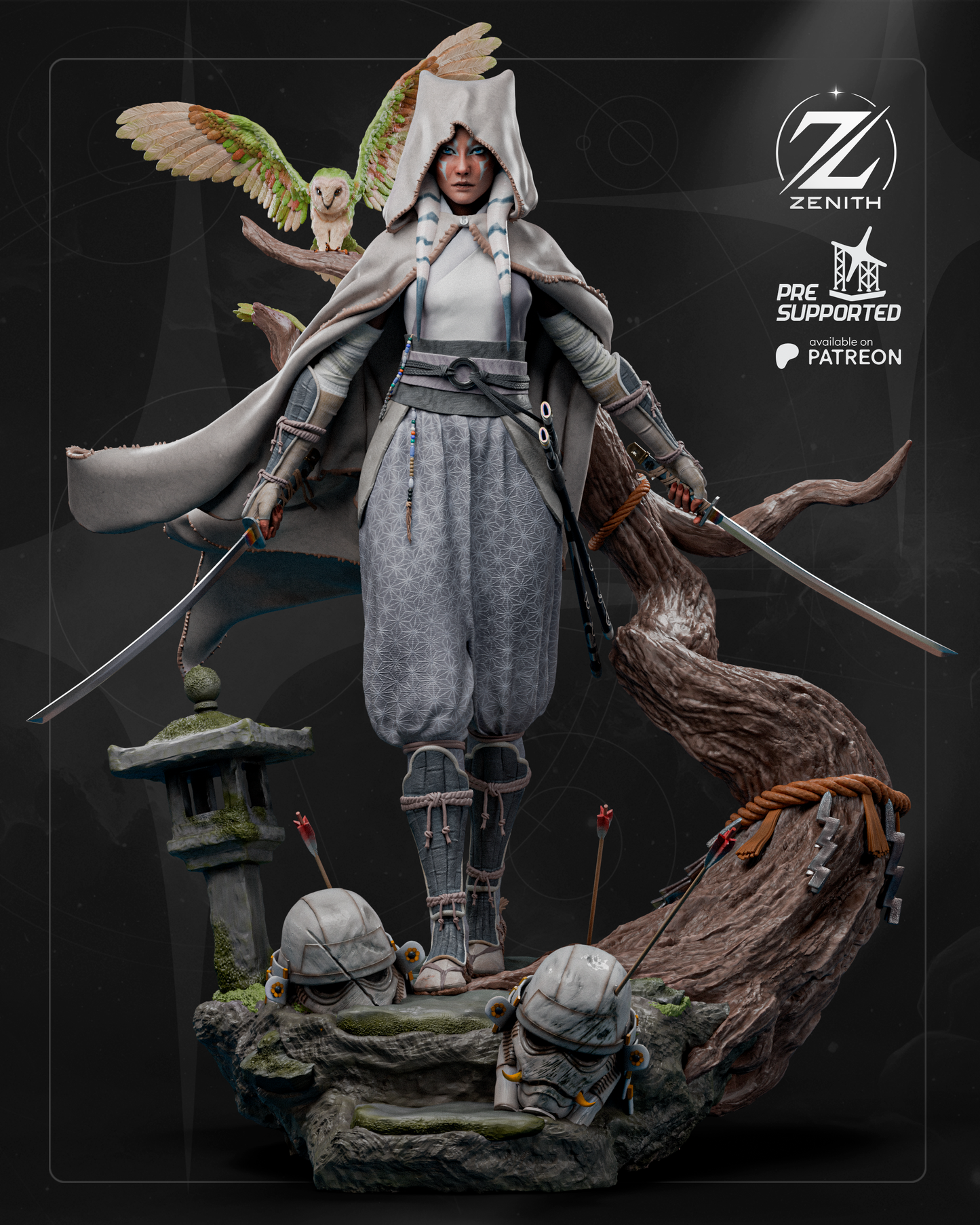 SAMURAI AHSOKA - STAR WARS - 38,2 cm