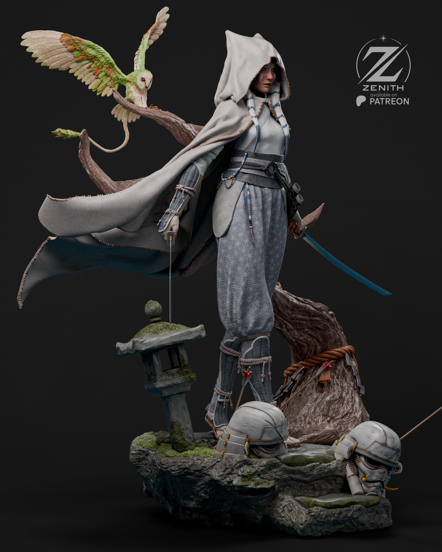SAMURAI AHSOKA - STAR WARS - 38,2 cm
