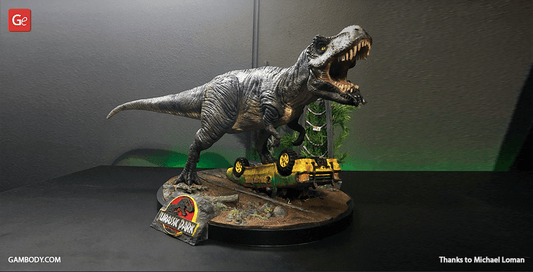 Diorama de Jurassic Park - 1:20