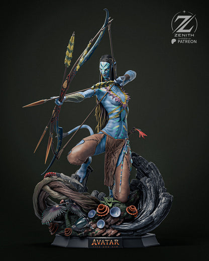 The Blue Archer - 19.0 in