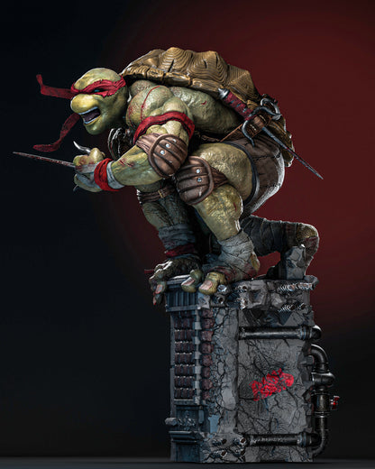Raphael TMNT Ninja Turtle - Diorama - 35 cm