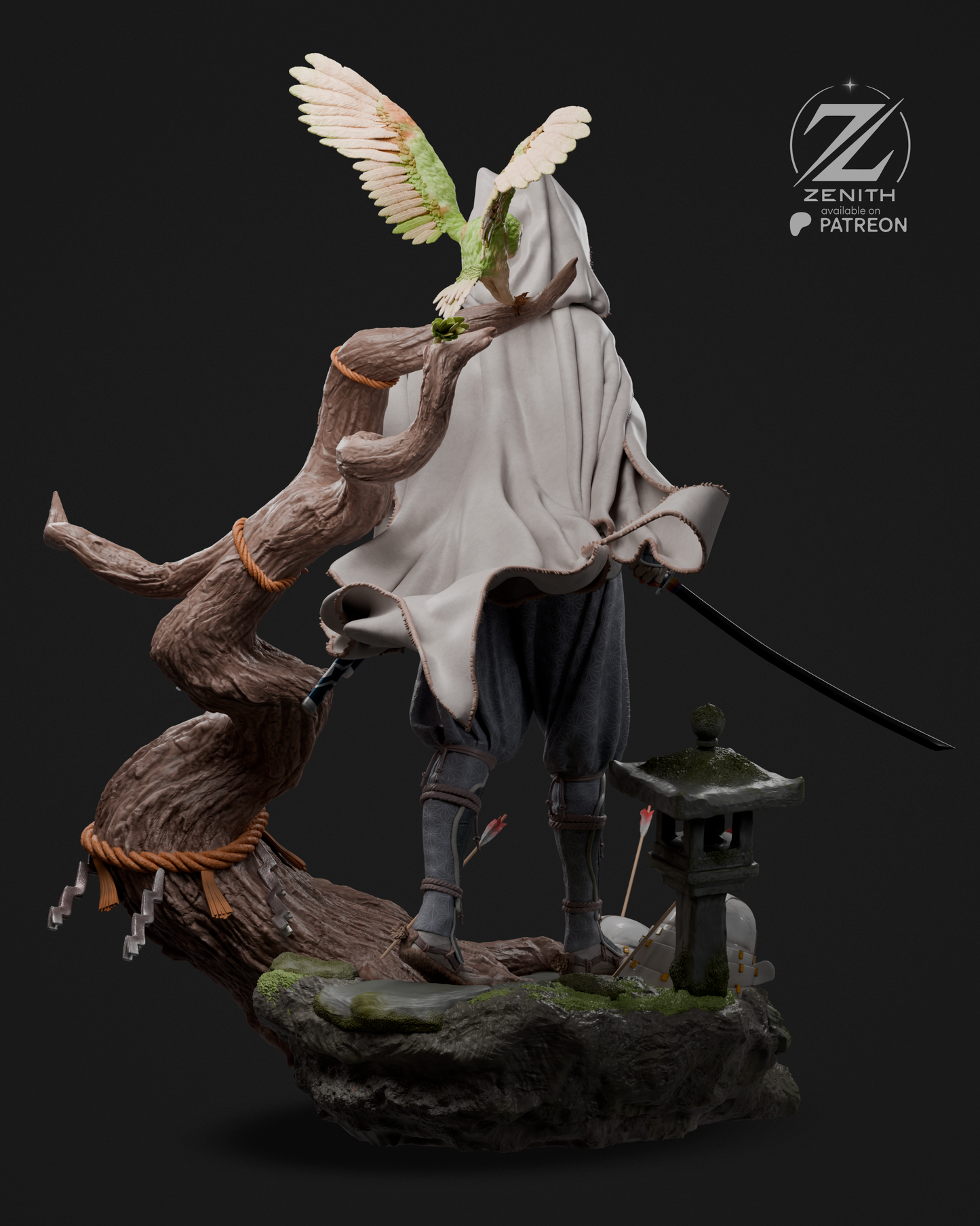 SAMURAI AHSOKA - STAR WARS - 38,2 cm