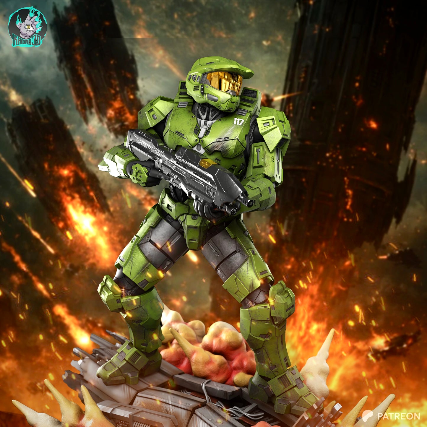Master Chief - HALO - 34 cm