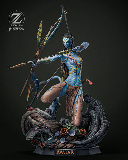 The Blue Archer - 19.0 in