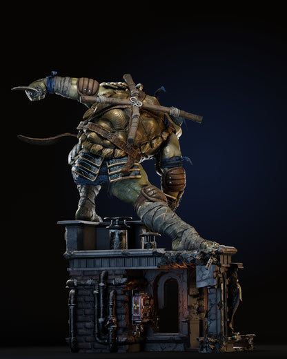 Leonardo - Tortues Ninja - 35 cm - Partie 1 du diorama