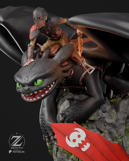 Harold et Krokmou - Dragons - 35,8 cm