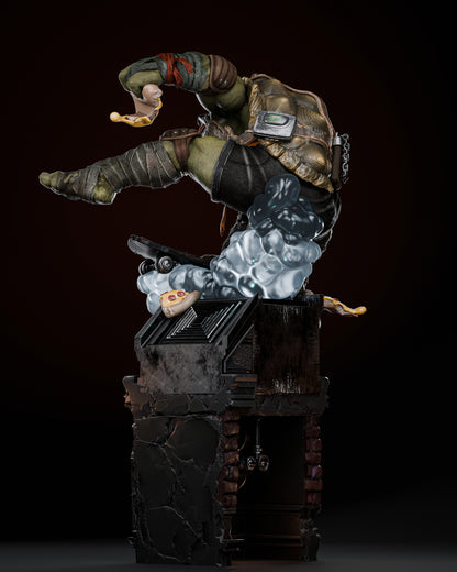 Michelangelo TMNT Ninja Turtle - Diorama - 52 cm