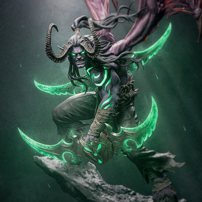 Illidan Stormrage en résine - 1:6