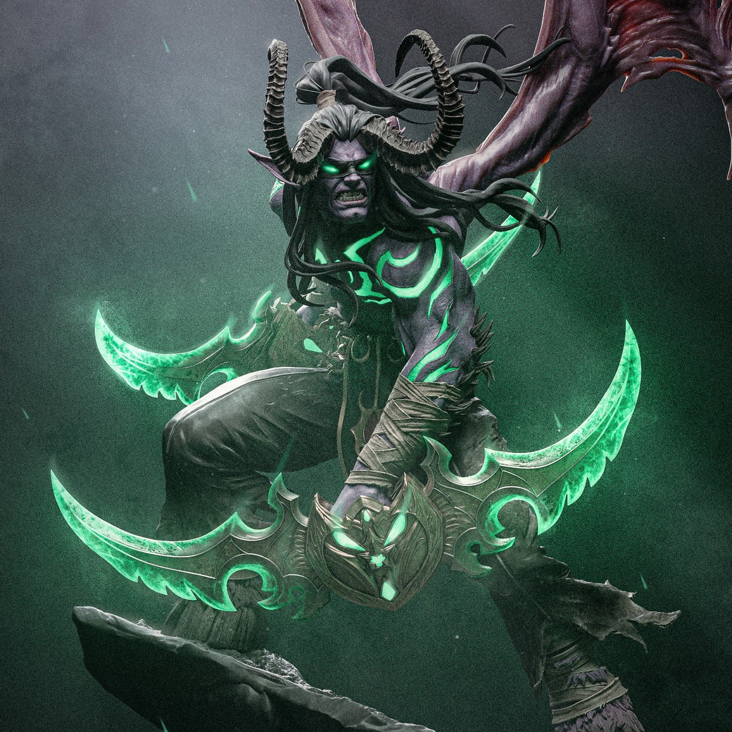 Illidan Stormrage en résine - 1:6