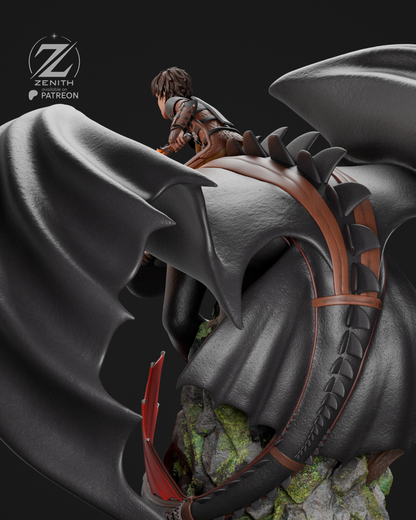 Harold et Krokmou - Dragons - 35,8 cm