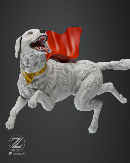 SUPERMAN AND KRYPTO - 49.7 cm