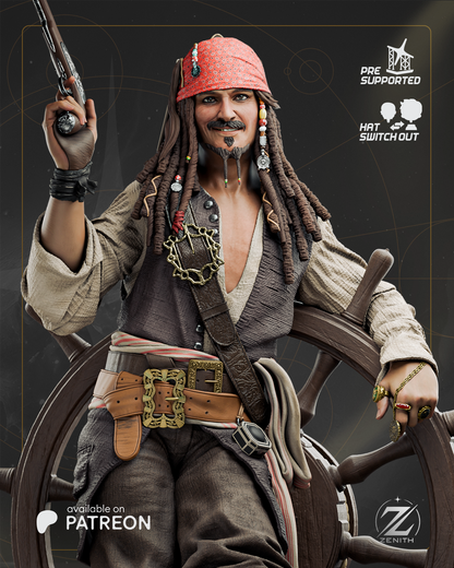 Jack Sparrow - Piratas del Caribe - 40 cm