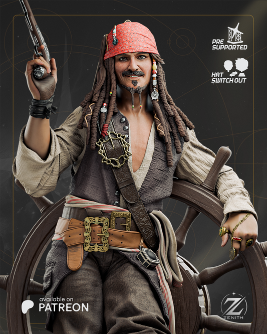 Jack Sparrow - Pirates des Caraïbes - 40 cm