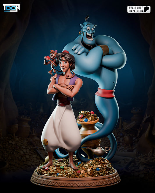 Aladdin and Genie - Aladdin - 1:6 Scale