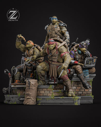 Diorama Tortues Ninja - 33 cm