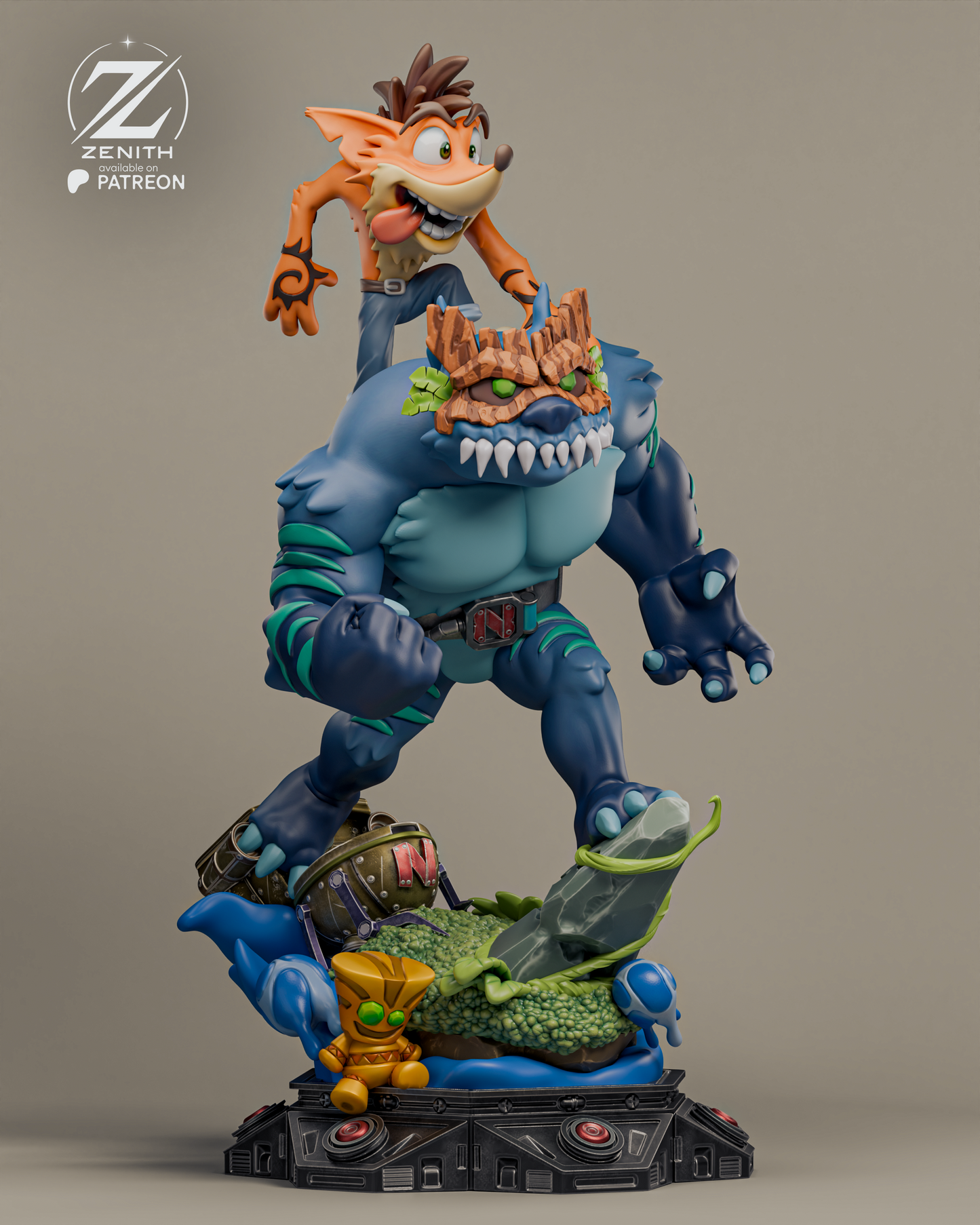 Crash Bandicoot - Titans - 30 cm