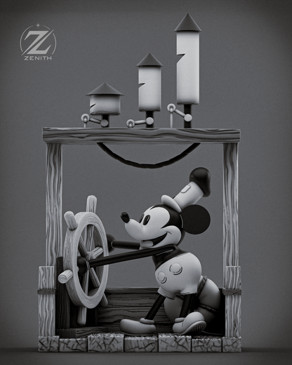 MICKEY MOUSE Steamboat Willie - 30 cm